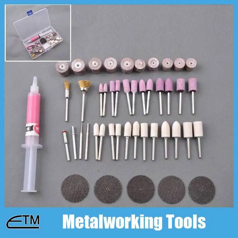 Metalworking tools dremel set cutting disc cylinder bullet grinding and