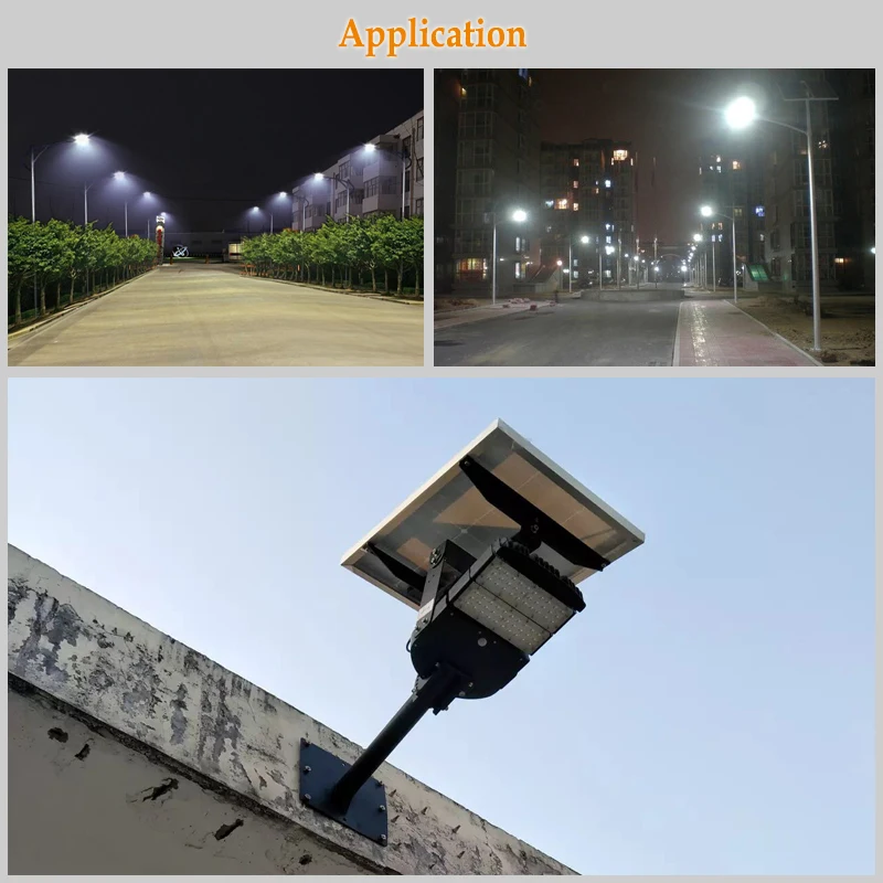 Glite 90w Solar Outdoor Led Street Lights Road Lamp Waterproof Led Street Lights Road Lamp Waterproof