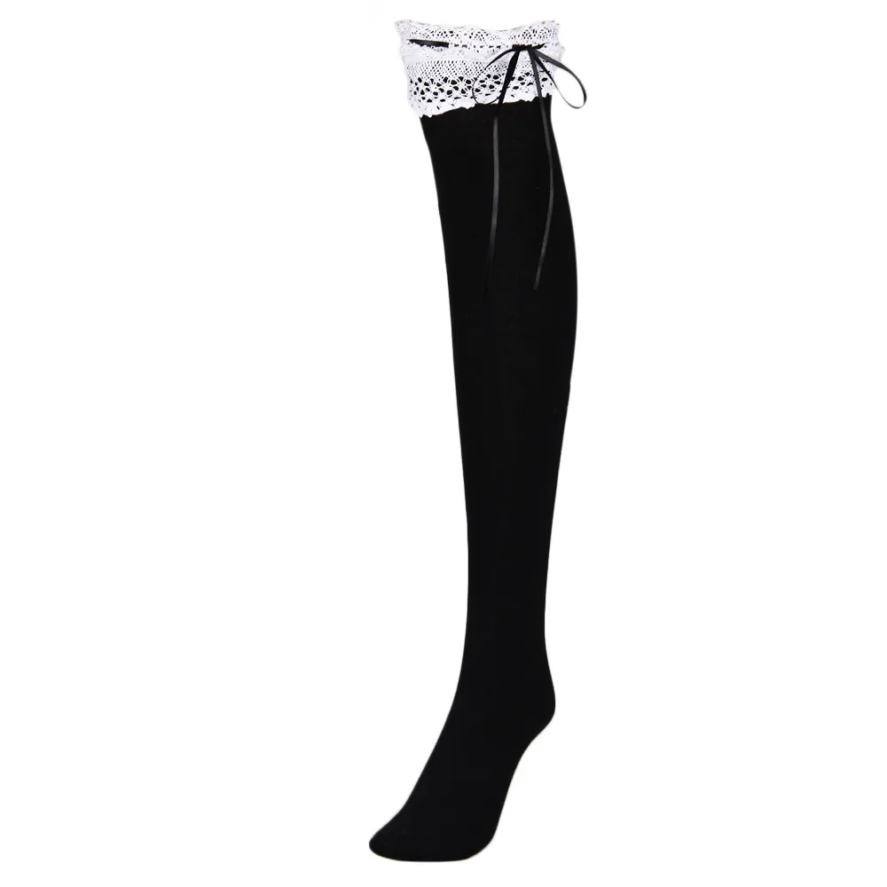 Счастливый Носки женские гетры в полоску, забавные Женские носочки из хлопка кружевные высокие носки без пятки, новинка, модные носки, calcetines mujer kawaii A75