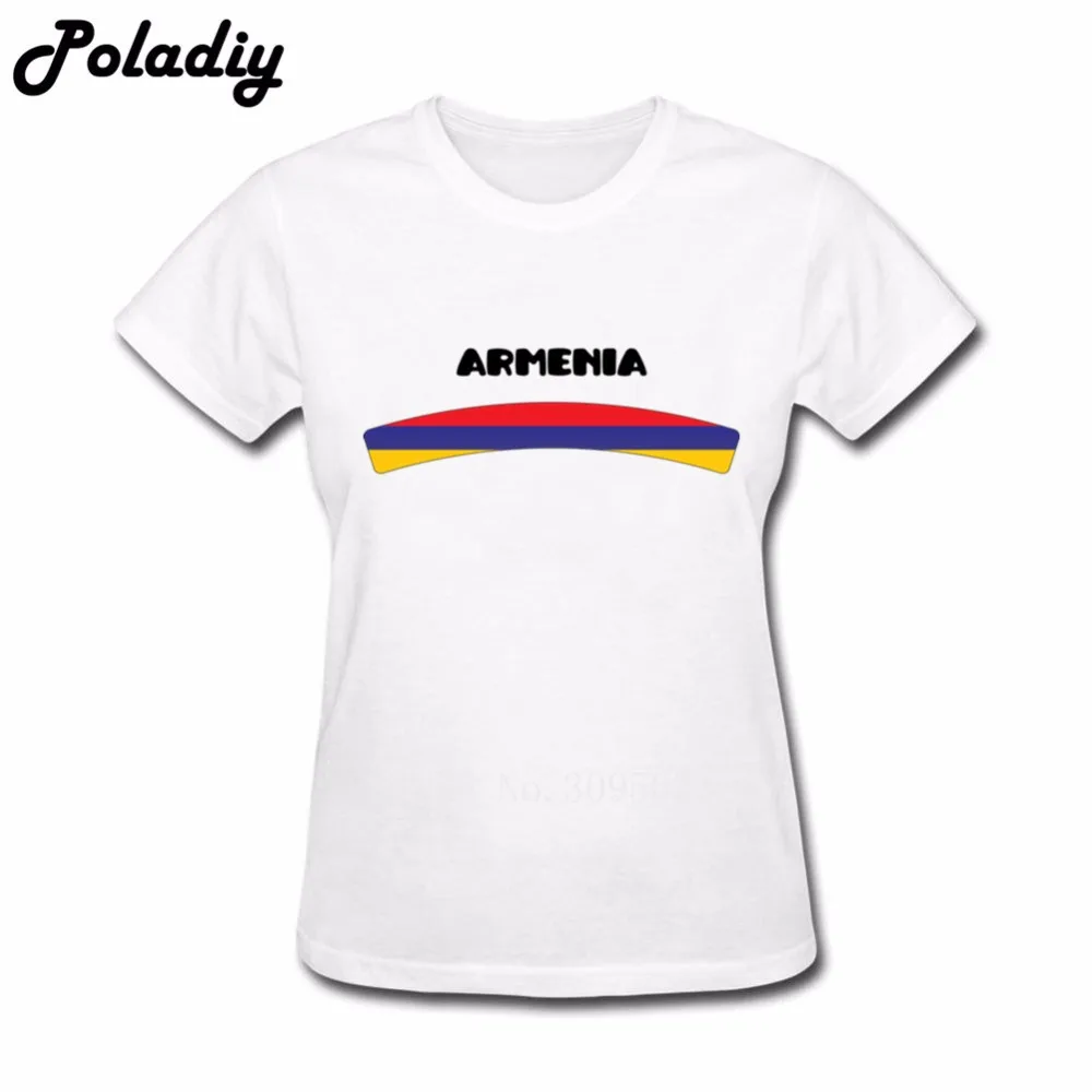 Армения Camiseta Swag футболки Новый Мода девушка Для женщин с короткими рукавами