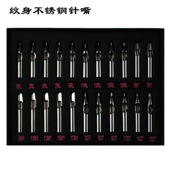 

Wholesale Tattoo Machine Stainless Steel Tattoo Nozzle Tips Set Diamond RT FT DT Tattoo Mixed Tips Tattoo Accessory