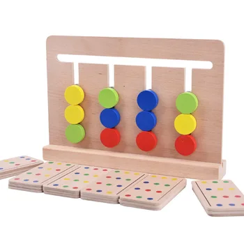 

Baby Four Colors Game Color Matching Training Toy Early Childhood Education Preschool Learning Tool Kids Gift