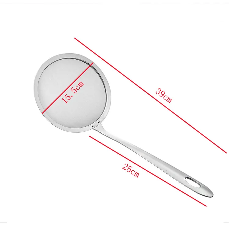 Масло сито для приготовления пищи ложка дуршлаг Жарка корзина раковина сетка фритюрница 304 нержавеющая сталь шеф-повара корзина кухонные инструменты аксессуары