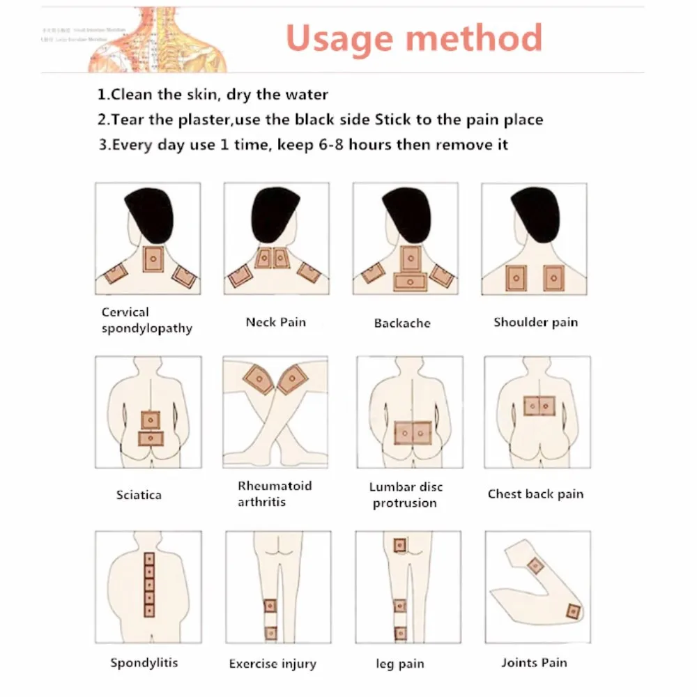 8Pcs/bag Notoginseng Cold Compress Essential Oil Joint Pain Patch Neck Back Body Relaxation Acupuncture Pain Killer Plasters 8Pcs/bag Notoginseng Cold Compress Essential Oil Joint Pain Patch Neck Back Body Relaxation Acupuncture Pain Killer Plasters