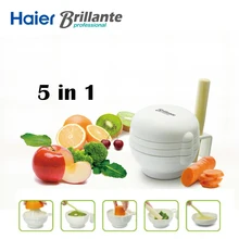 Haier Brillante 7 шт./компл. Новый Творческий Многофункциональный Ручной Детское Питание Кондиционирования Питание Миллс Инструменты Фильтр для Фруктов Прато