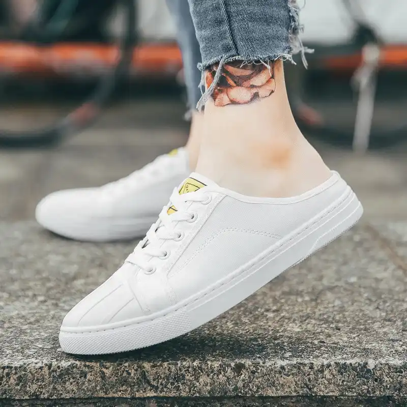 mens slip on canvas sneakers