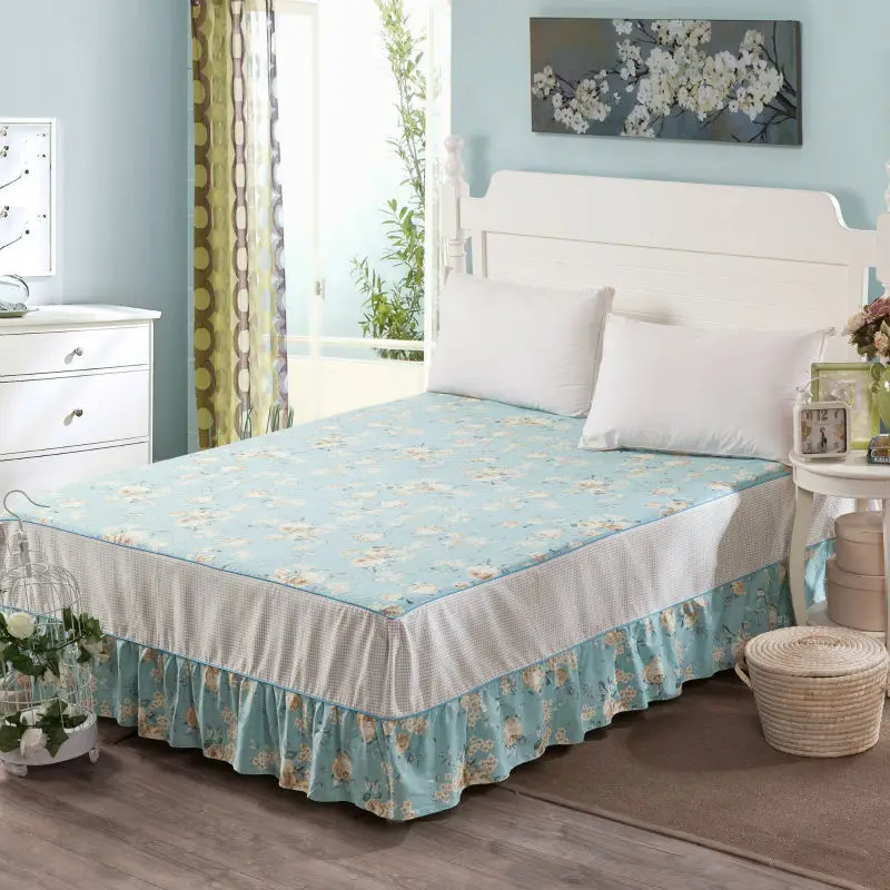 cotton bed skirt bedclothes for all bed size twin full ...