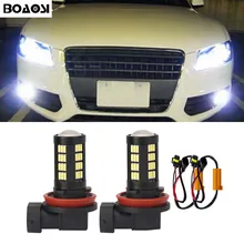 2x Estremamente Luminoso H8 H11 LED Della Luce di Nebbia Della Lampadina DRL Della Lampada Nessun Errore Per Audi A3 A4 A5 S5 A6 q5 Q7 TT