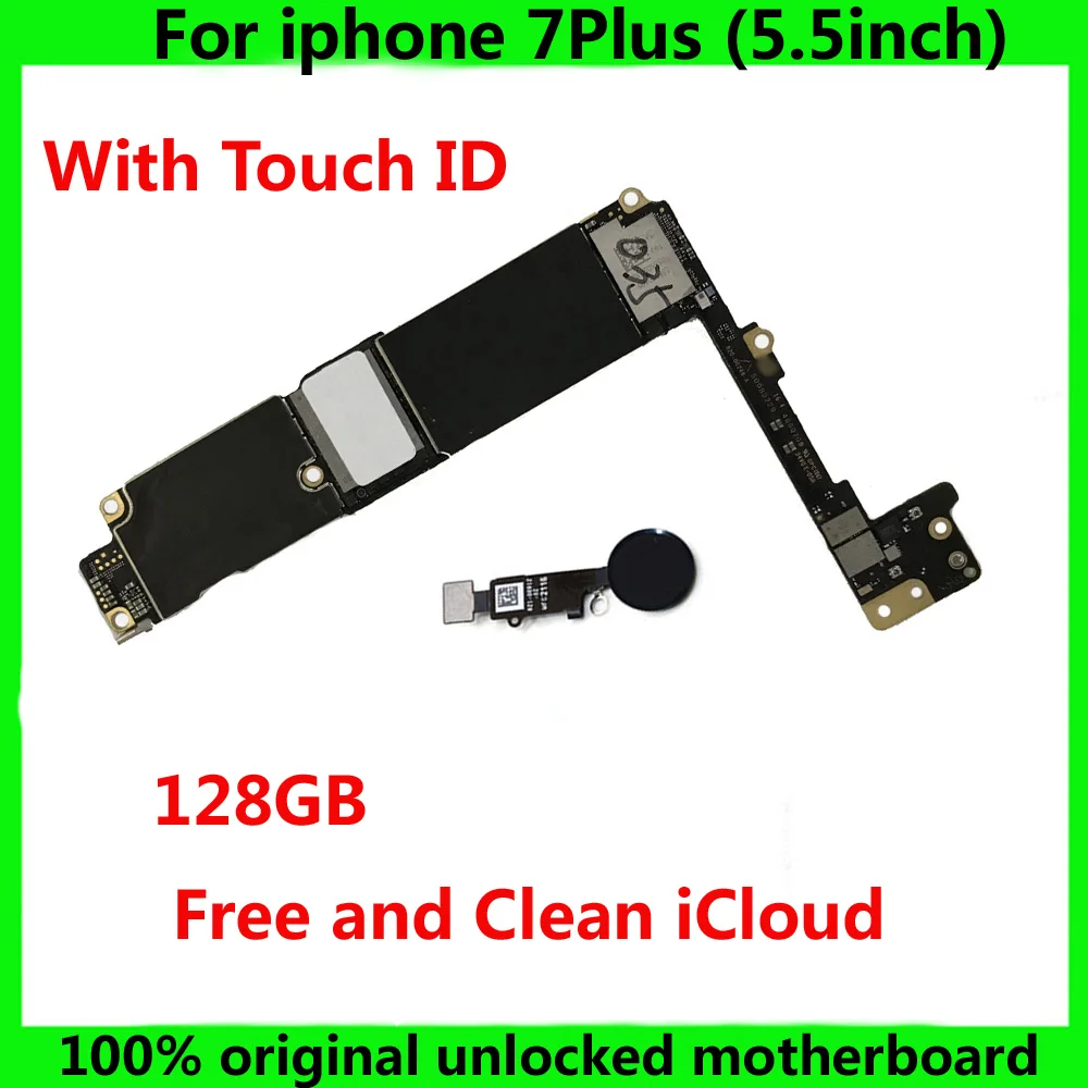IOS системная плата для iphone 7 Plus с/без Touch ID 128 ГБ оригинальная разблокированная