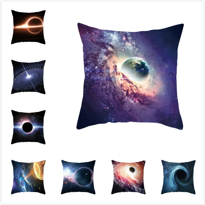 

Fuwatacchi Cosmic Planet Throw Pillow Cover Science Fiction Landscape Cushion Covers for Chair Sofa Decoration Pillowcases 2019