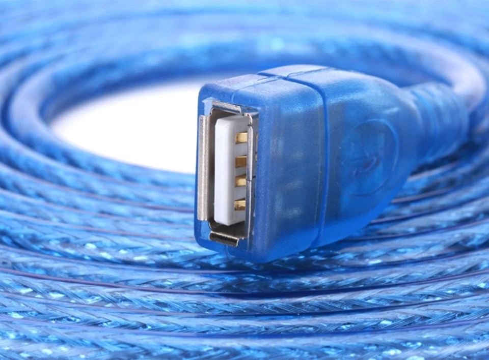 USB Extension Cable USB 2.0 Cable for Smart TV Computer PS4 Xbox One SSD Printer usb 2.0 to Extender Data Cord Male to Female (5)
