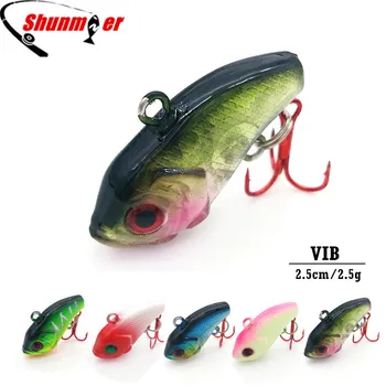 

SUNMILE 1pcs 2g 25mm Multi VIB Fishing Lures Hard Lure Pesca Peche Tackles Artificial Fish Wobblers Articulos Carp