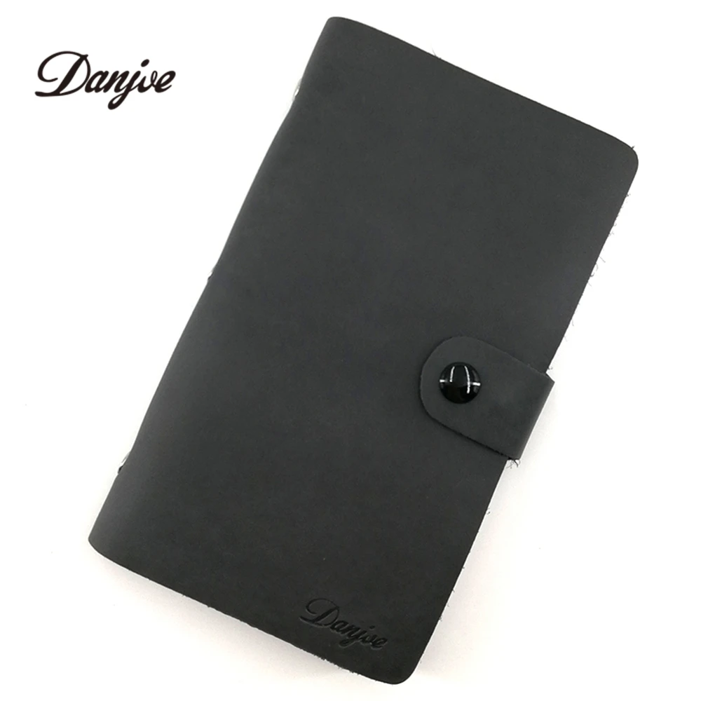 

DANJUE 90 Card Slots Credit Bank Card Holder Genuine Leather ID Matt Cowskin Fashion Soft Men/Women Business ID Case Bag