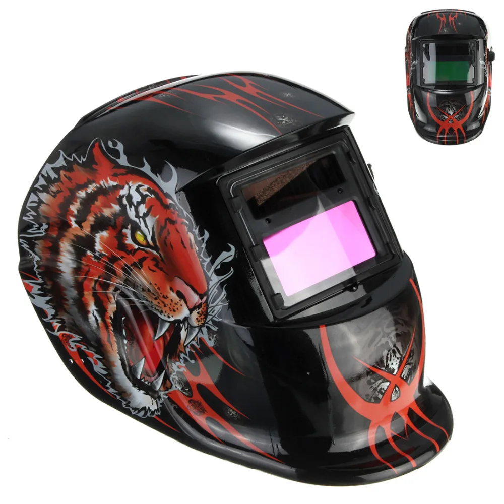 

Rampage Solar Auto Darkening Electric Welding Helmet Automatic  Skull Protective Face Mask Grinding Welding Tool