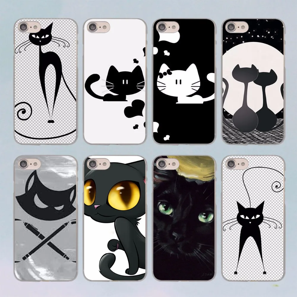 Compare Prices On Designer Iphone Case Cat Online Shoppingbuy - Black Cat Cartoon Design Transparent Clear Hard Case Cover For Apple Iphone S Plus compare prices on designer iphone case cat online shoppingbuy - black cat cartoon design transparent clear hard case cover for apple iphone s plus