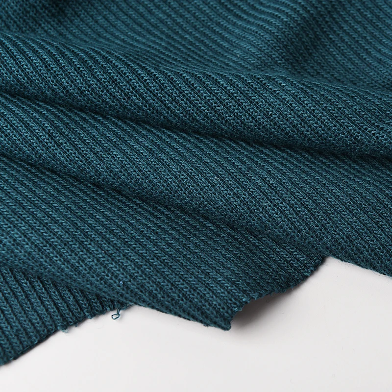 Анти пилинг чесаная шерсть акриловая ткань ребро для свитера K302872|fabric rib|acrylic