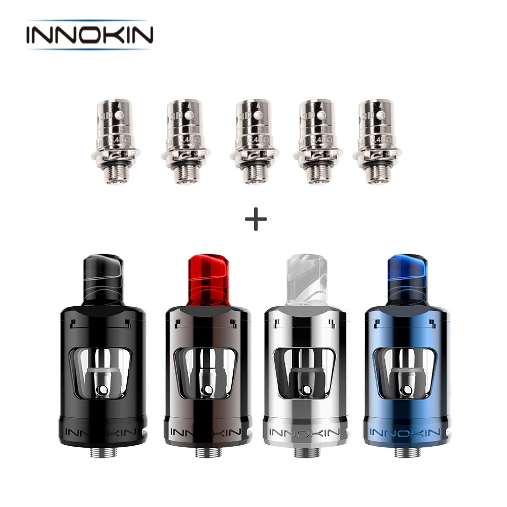 

Newest Original Innokin Platform Zlide 2ML Tank Electronic Cigarette Atomizer with 5pcs 0.48ohm Z-Plex3D mesh coil for 510 Mod