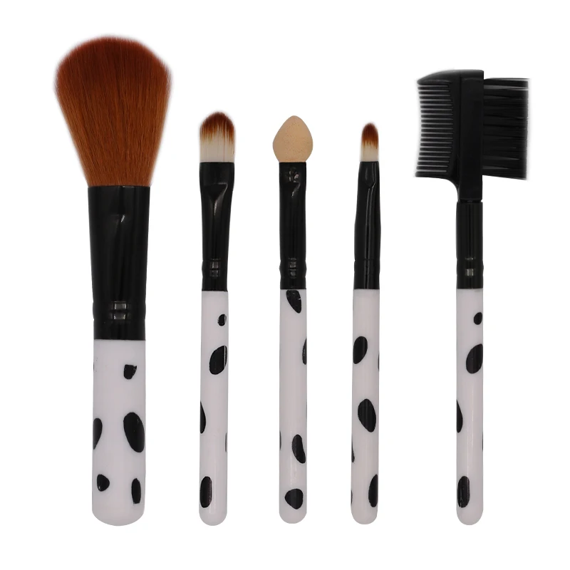 

NAISI 5PCS Professional Makeup Brushes Set Make up Brush Tools kit Foundation Eyeshadow Eyebrow Blending natural-synthetic hair