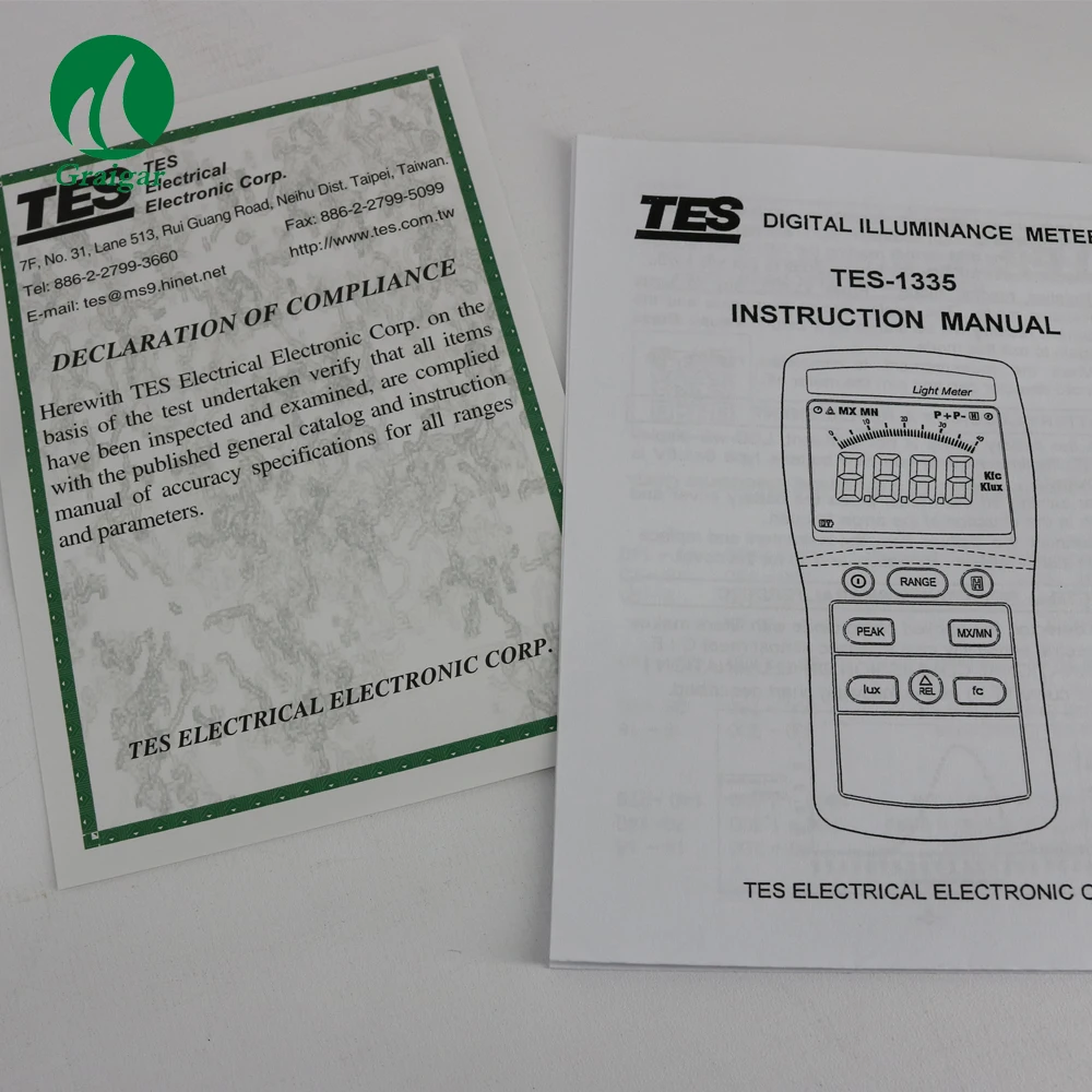 Новые Цифровые Люкс метр TES-1335