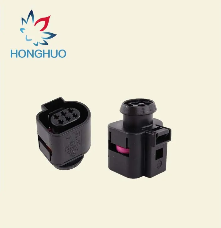 

6 pin 1J0 973 713 936142-1 female waterproof housing automotive connector sensor auto connector 1J0973713