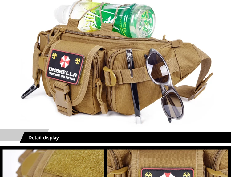 New Big Men Belt Pouch Bag Waterproof Male Bum Bags Military Waist Packs Nylon Fanny Pack For Women Army Hip Bag Camouflage (6)