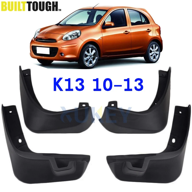 Брызговики передние и задние для Nissan Micra / March K13 2010 2011 2012 2013 | Автомобили мотоциклы