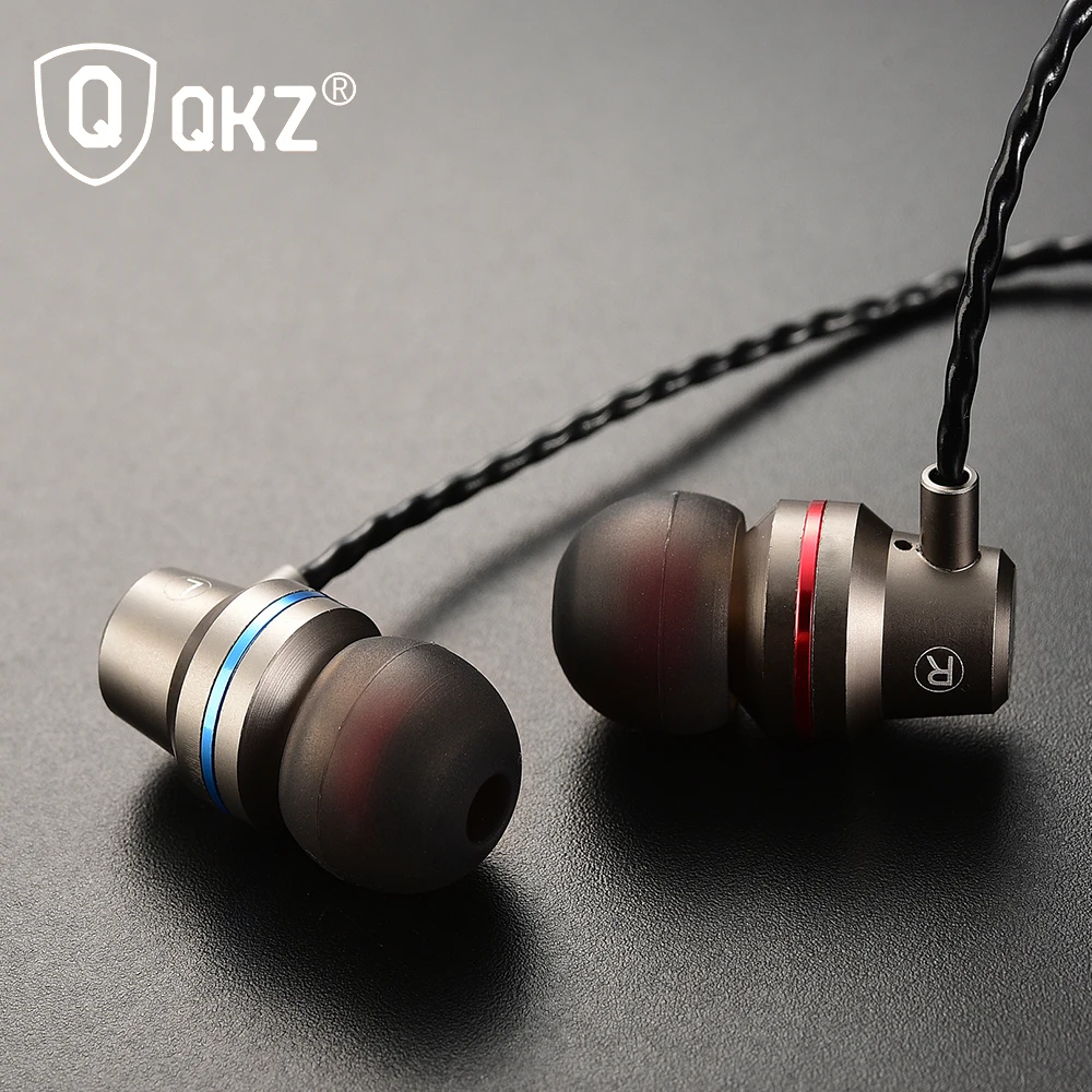 QKZ DM1 Wired Special Edition Clear Bass In-Ear Earphone With Microphone Line Co 