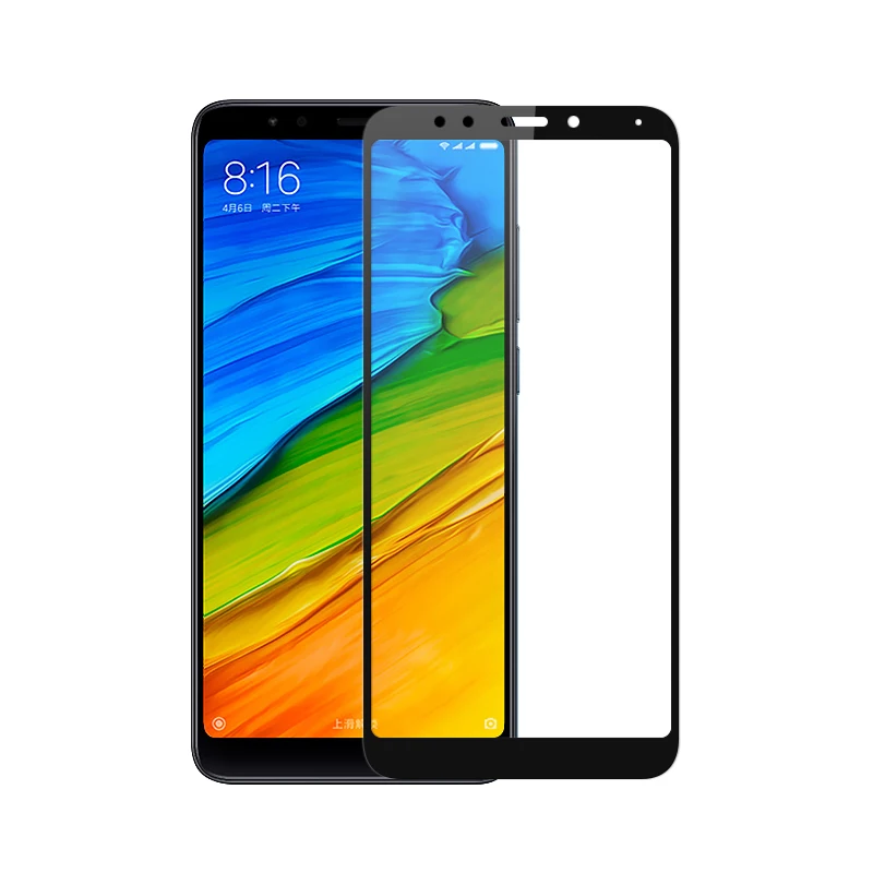 HCZCI Glass for Xiaomi 5Plus tempered full cover prime screen protector xiaomi Redmi 5 Protect protective glass Film | Мобильные