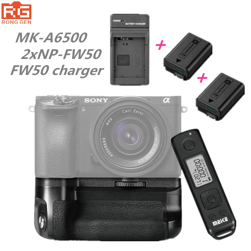 Встроенная беспроводная батарейка 2 4G для Sony A6500|battery grip|wireless battery gripbattery grip meike |