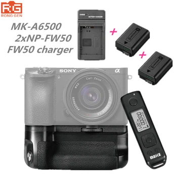 

Meike MK-A6500 Pro Battery Grip Holder Builtin 2.4G Wireless Remote Control Dress for Sony A6500 Work with NP-FW50 Battery