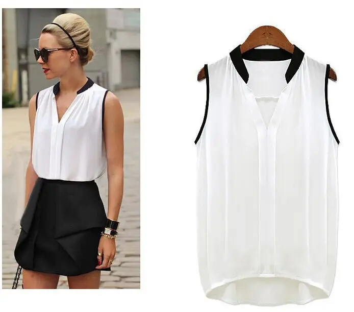 Plus size 2015 New women summer blouses tops Europe