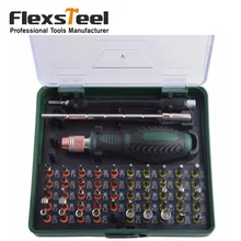 53 в 1 Набор прецизионных магнитных отверток с гибким удлинителем 49 CR-V шестигранные крестовые биты Trox для всех ноутбуков телефонов