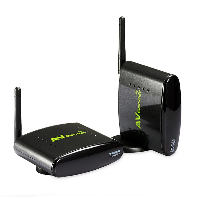 

HBUDS 2.4GHz 250m Wireless AV Sender TV Audio Video Transmitter Receive PATr-350 Black