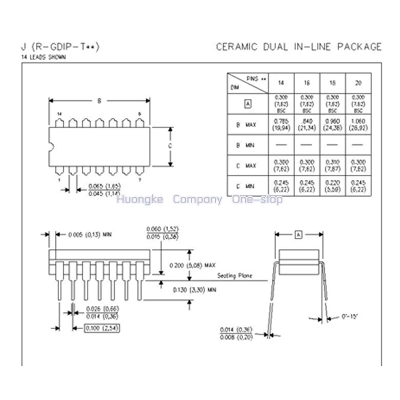 CD4001BE DIP14 CD4001 DIP 4001BE DIP-14 new and original IC (2)