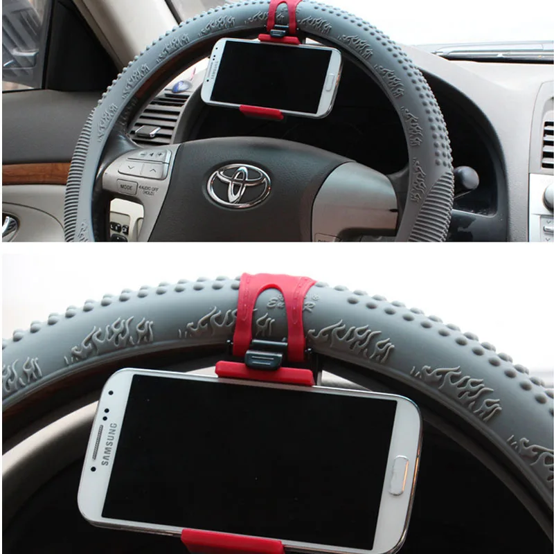 

New car phone holder bicycle phone holder for iPhone bracket navigation frame telescopic clip