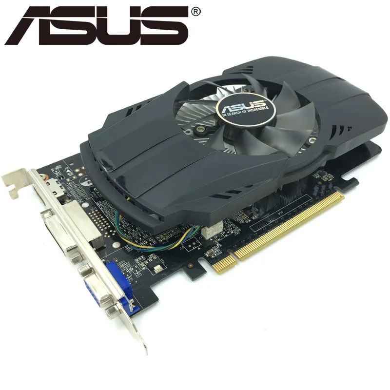 Оригинальная Видеокарта ASUS GTX 750 Ti графические карты для nVIDIA Geforce 750Ti 2 Гб 128 бит GDDR5