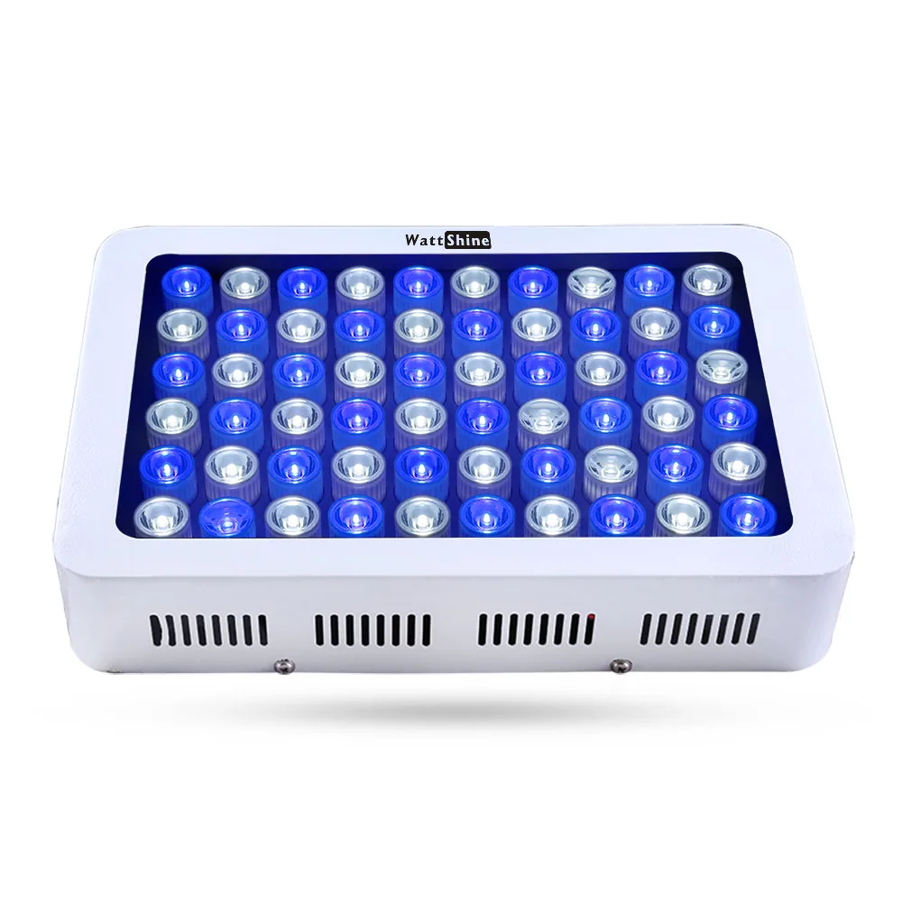 The aquarium 180W Dimming LED light Blue White With a lens lamps for aquarium lights Coral plants Ornamental fish Plant Growth  (7)