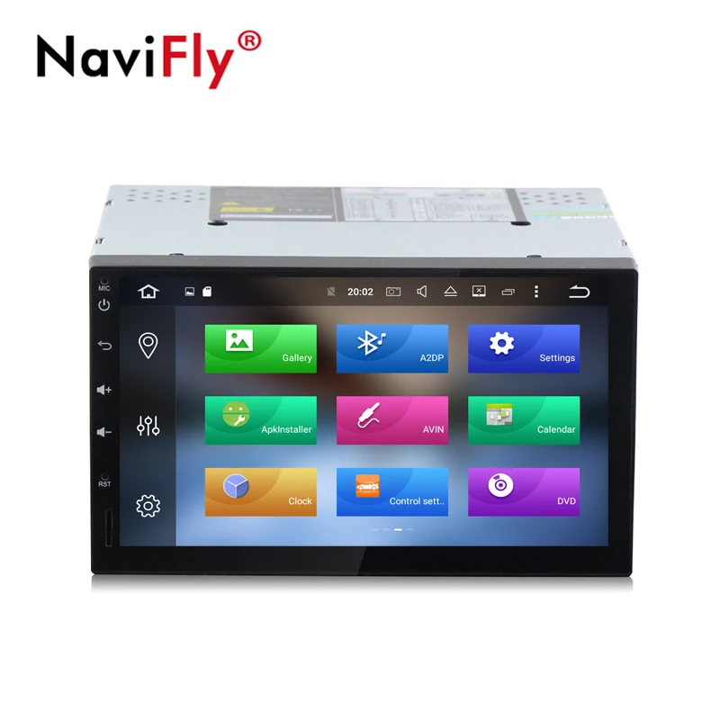 Discount 7 inch 2 din universal car radio audio multimedia player Android 8.0 octa core 4G+32G car gps navigetion for Nissan Toyota 2