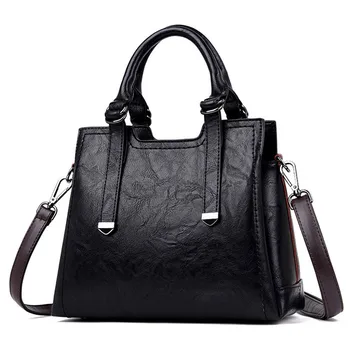 

Vintage Classic Women Handbags Luxury Brand Leather Women Tote Bags Designer Casual Belt Shoulder Messenger Bags Ladies New Sac