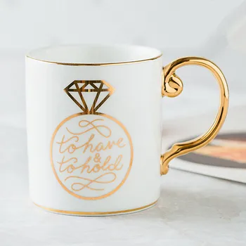 

Wedding favor bride to be porcelain mug bridal shower bridesmaid gift wedding souvenir birthday gift for girlfriend