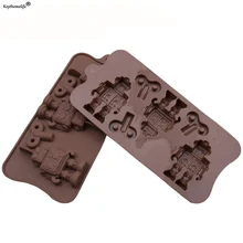 Форма для льда, коробка для пудинга, Силиконовые Робот холодильные шкафы форма для льда, лоток для льда, форма для торта, кухонные барные инструменты HHY1