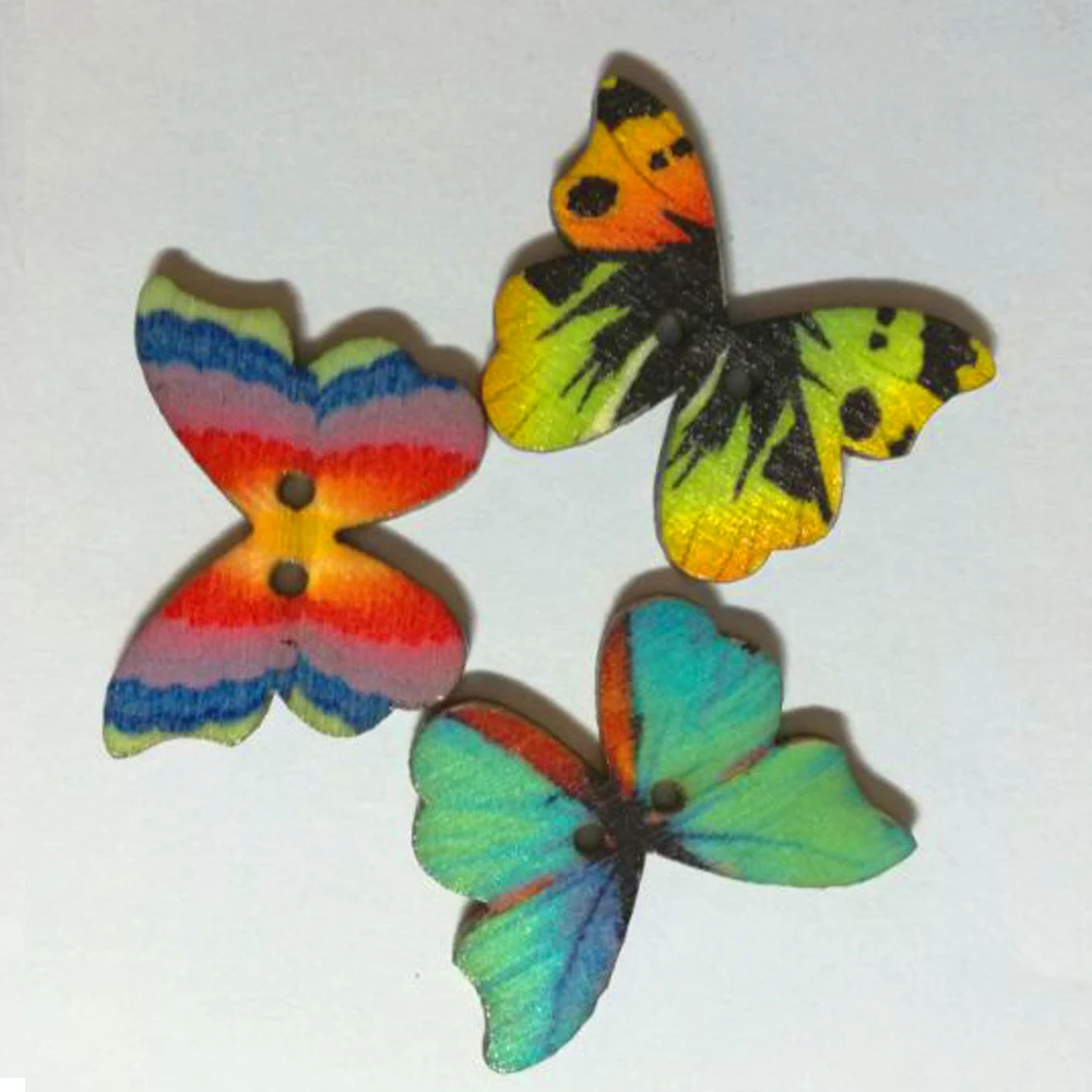 50 шт. разноцветные фотообои с 2 отверстиями 28x20 мм|wooden buttons|buttons for craftsewing buttons |