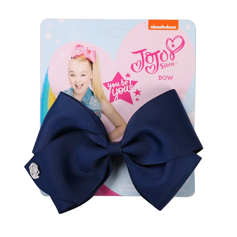 

5" New JoJo Bow Hair Clip For Girls Kids Handmade Siwa Baby Girls Headwear 35 Colors Hairpin Hair Bow Hair Accessories