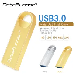 Новый Usb 3,0 DataRunner металл Usb Flash Drive Водонепроницаемый накопитель 16 ГБ 32 ГБ, 64 ГБ и 128 ГБ Флэшка высокоскоростная Usb флеш-накопитель Drive
