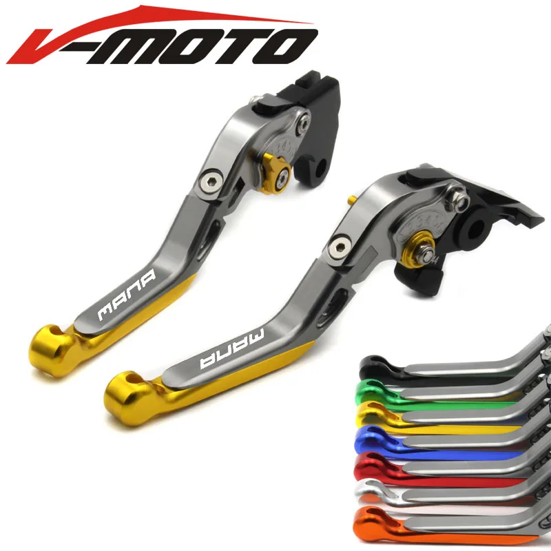 Moto Pieghevoli Allungabili Freno CNC LeversFor Aprilia MANA 850 GT 2007-2012 2008 2009 2000 2001 2002 2003 2004