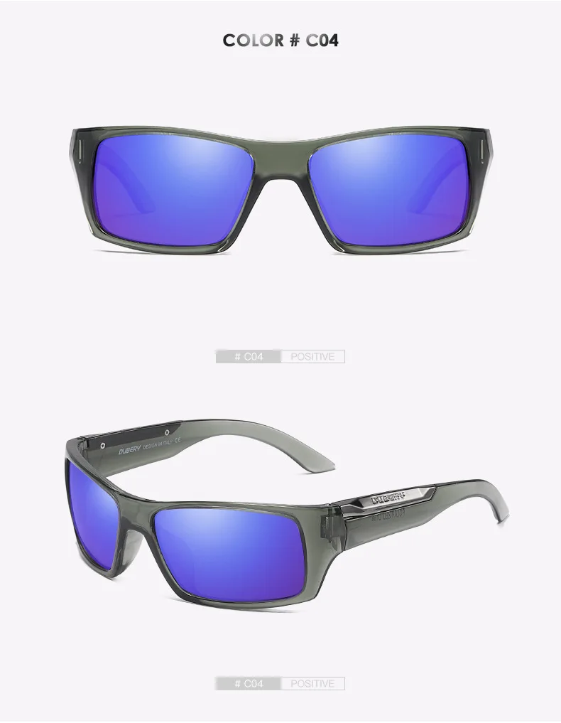 Бренд dubery, дизайнерские поляризационные солнцезащитные очки, мужские очки для вождения, мужские ретро солнцезащитные очки, летние зеркальные модные UV400 Oculos186
