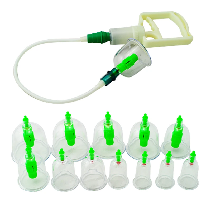 Hot 12 Cups Chinese Medical Vacuum Body Massager Magnetic Acupunture Vacuum Cupping Set +6 Acupressure Magnets Point Therapy Hot 12 Cups Chinese Medical Vacuum Body Massager Magnetic Acupunture Vacuum Cupping Set +6 Acupressure Magnets Point Therapy