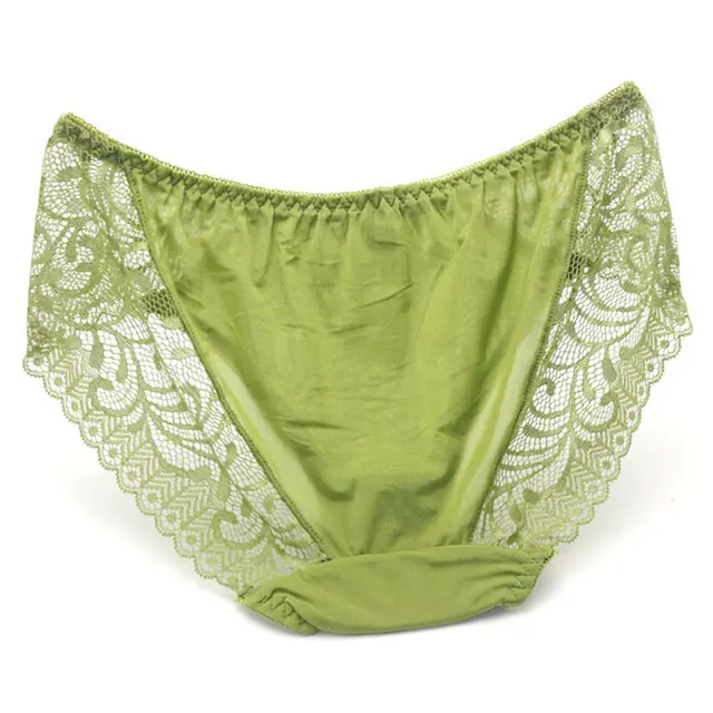 Women's Lace Briefs Plus Size Low Rise Panties Ladies Underwear Viscose