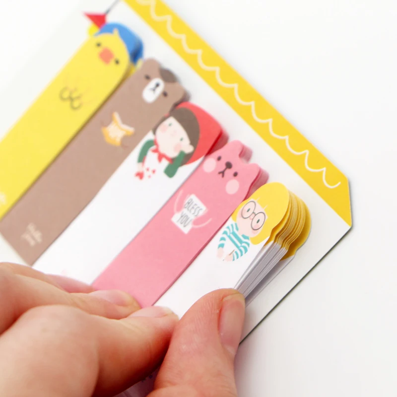 

1 Pack Funny Animals Planner Sticker Bookmark Page Marker Memo Flags Index Tab Sticky Notes School Supplies