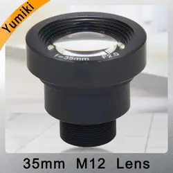 Yumiki 1.3MP 35 мм CCTV IR MTV Объектив m12 крепление F2.0 для охранных видеокамер, 1/2 "формат изображения ИК фильтр дополнительный корейский объектив